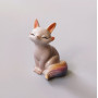 Термохромна чайна фігурка лисичка  Хулі-цзин - магніт багатства